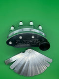 4- Slot Spark Plug Gapping Tool with Magnetic Base & Feeler Gauge Kit